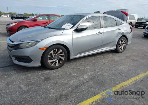 2018 Honda Civic Ex from USA, damaged, VIN 2HGFC2F77JH587037